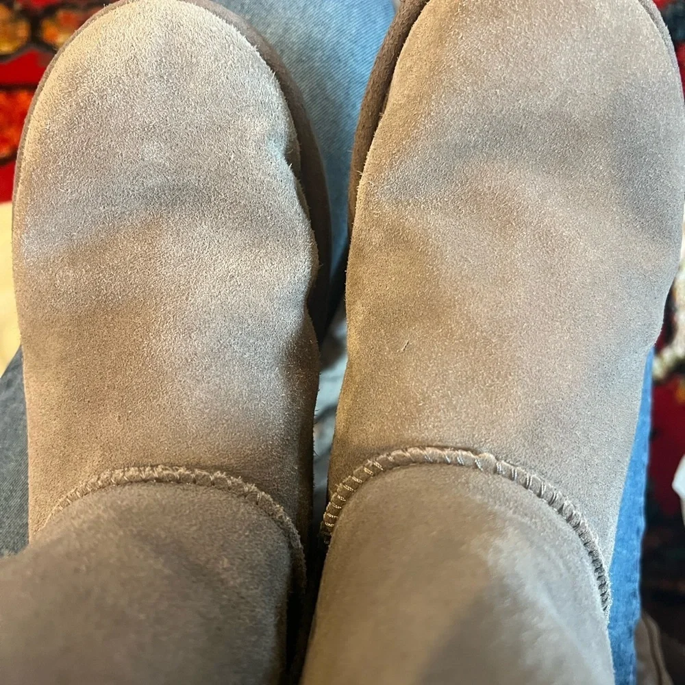 UGG Constantine Genuine Lamb Shearling Lined Boot CHARCOAL 8us